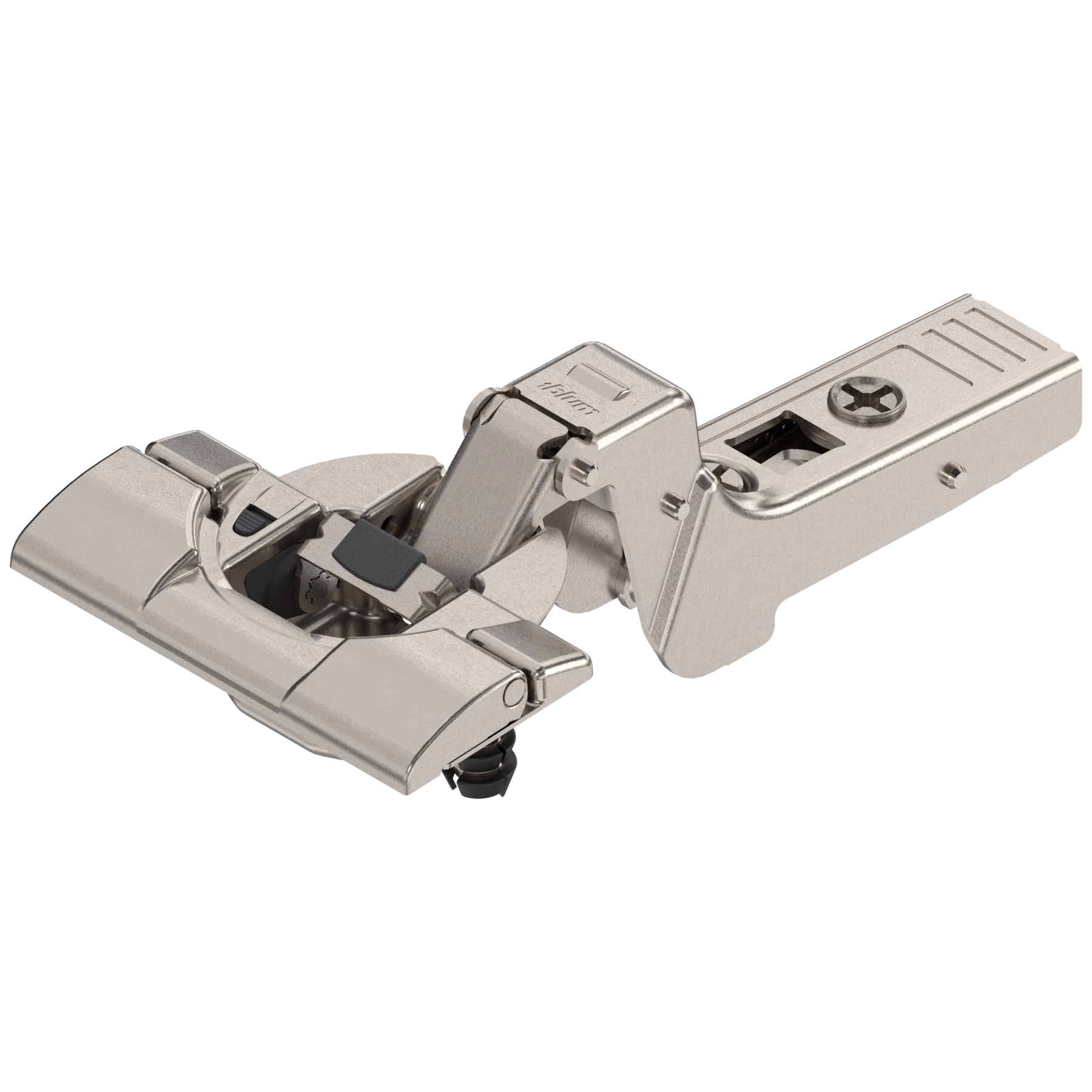 Blum CLIP top BLUMOTION 95° thick door hinges Inset Onyx Black