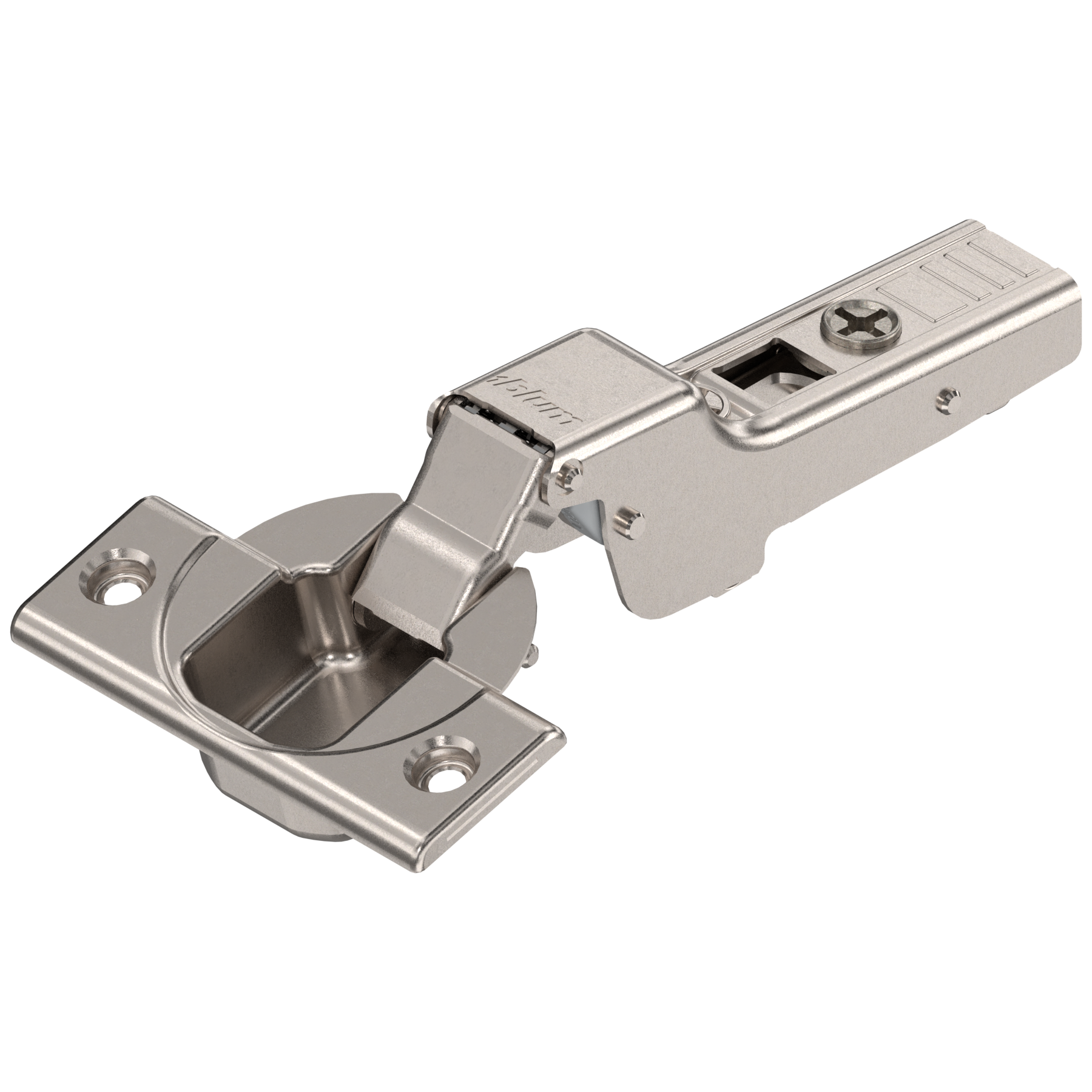 Blum CLIP top 110° hinges Self-closing Half overlay Nickel
