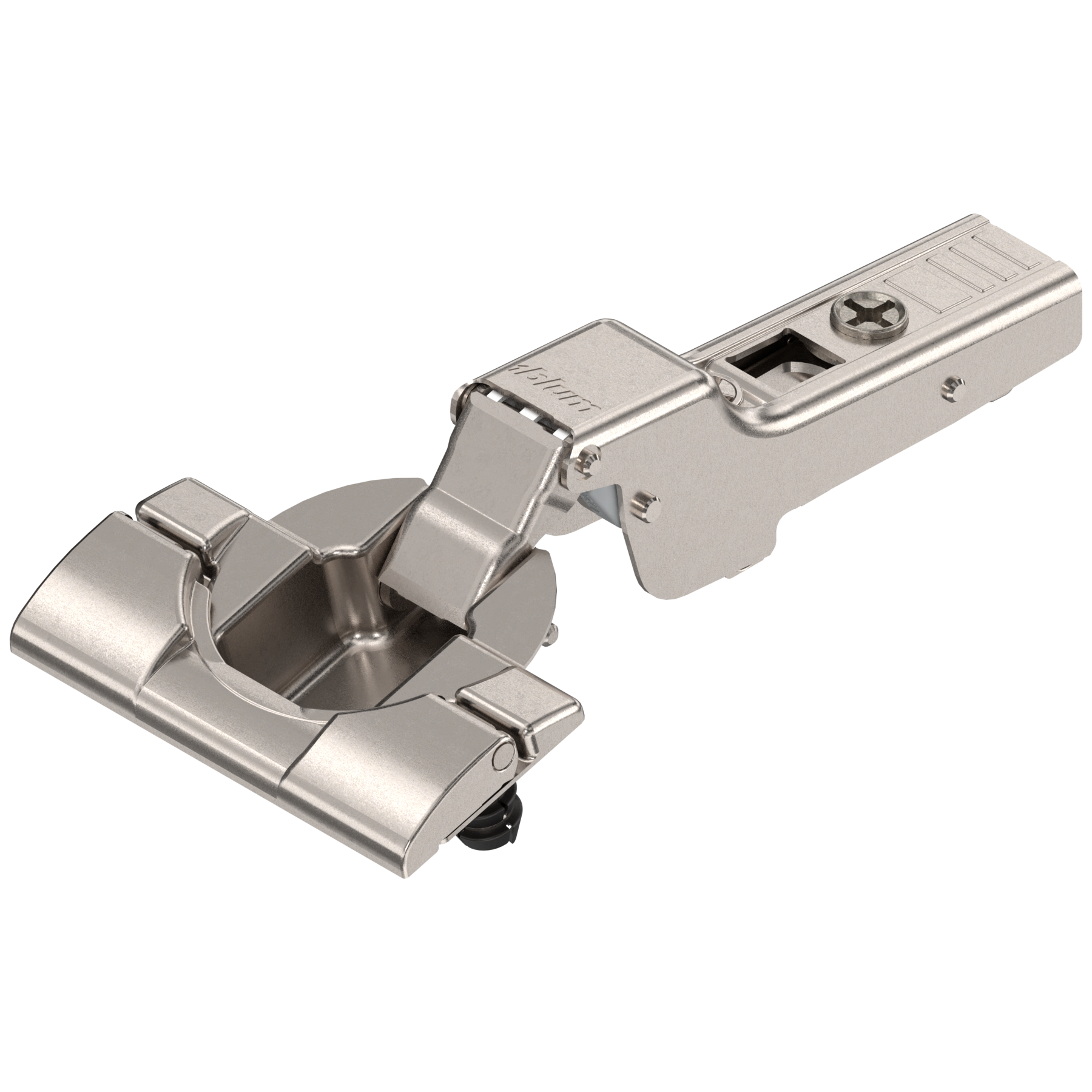 Blum CLIP top 110° hinges Self-closing Half overlay Nickel