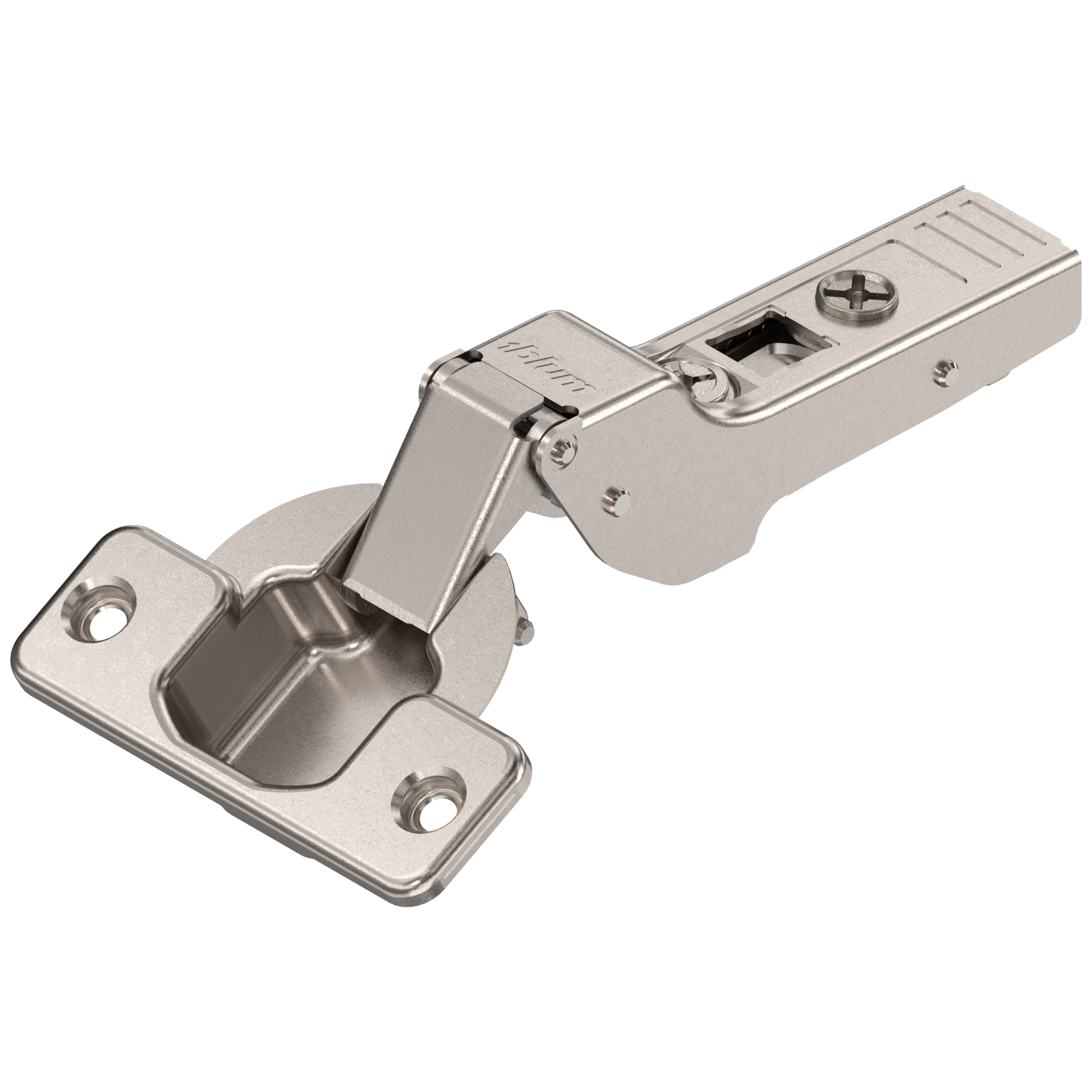Blum CLIP top 120° hinges Self-closing Half overlay Nickel