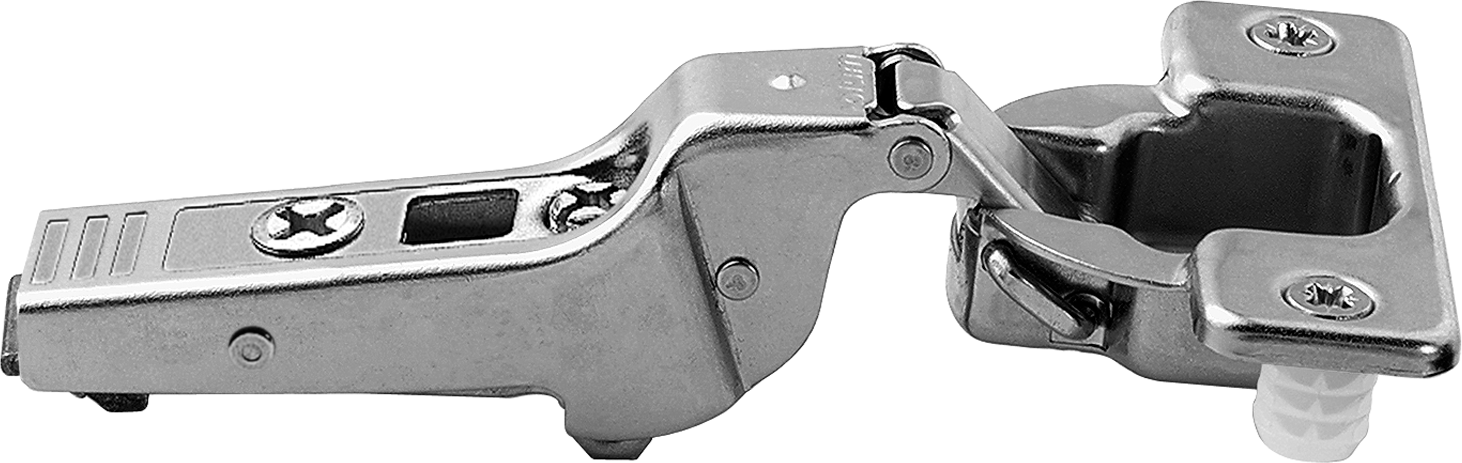 Blum CLIP top 95° thick door hinges Self-closing Half overlay Nickel