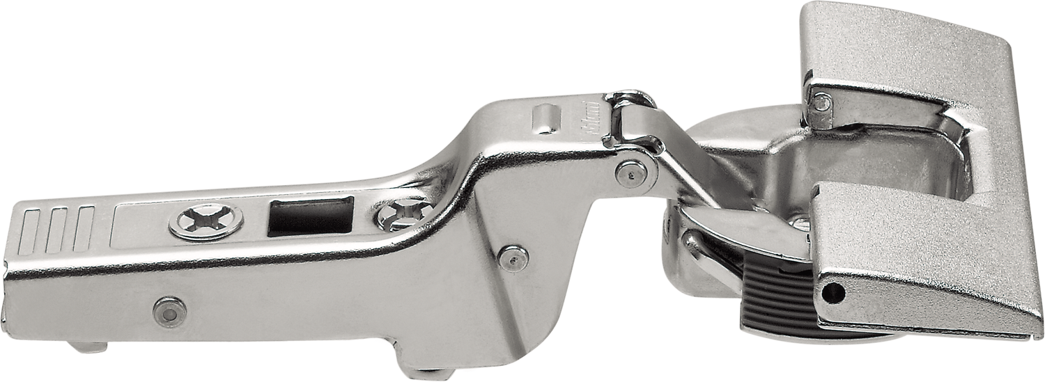 Blum CLIP top 95° thick door hinges Self-closing Half overlay Nickel