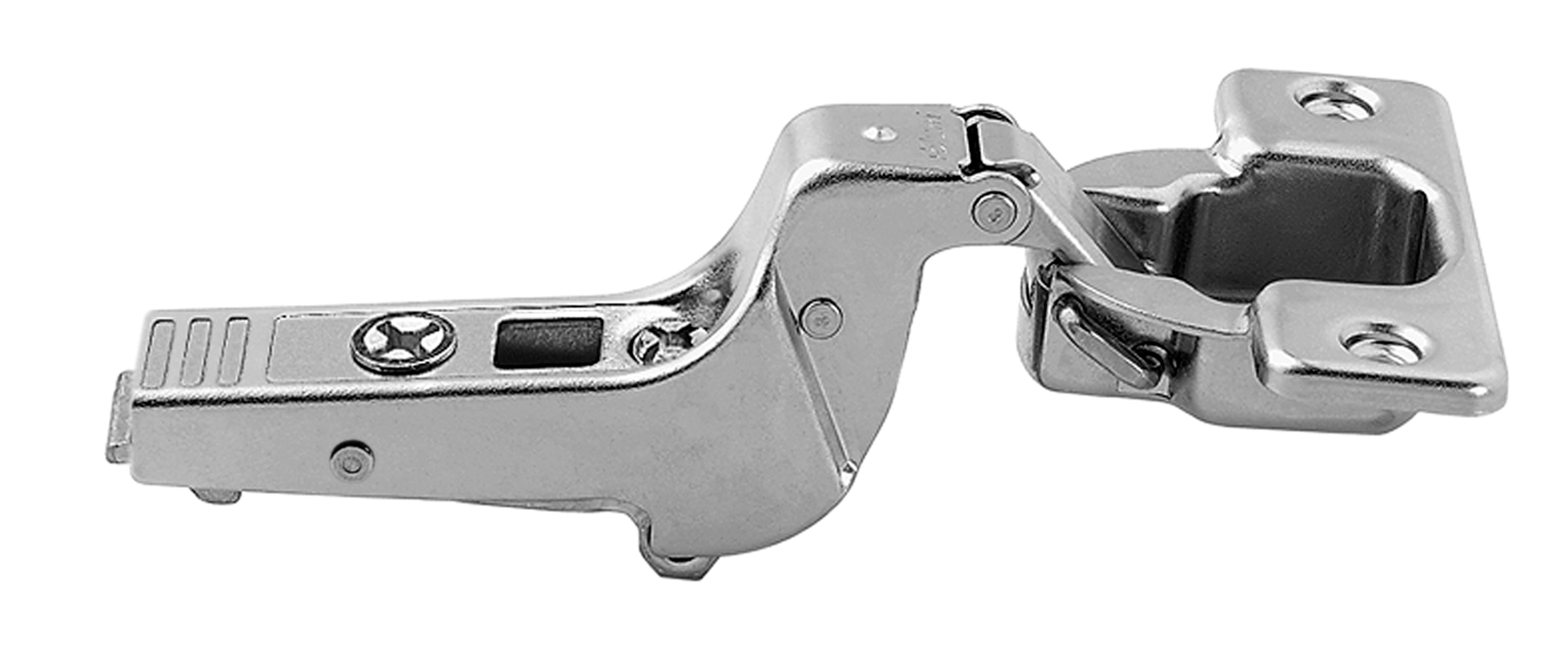 Blum CLIP top 95° thick door hinges Self-closing Inset Nickel