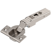 Blum CLIP top 110° + hinges Free-swinging Full overlay Nickel. Screw-on