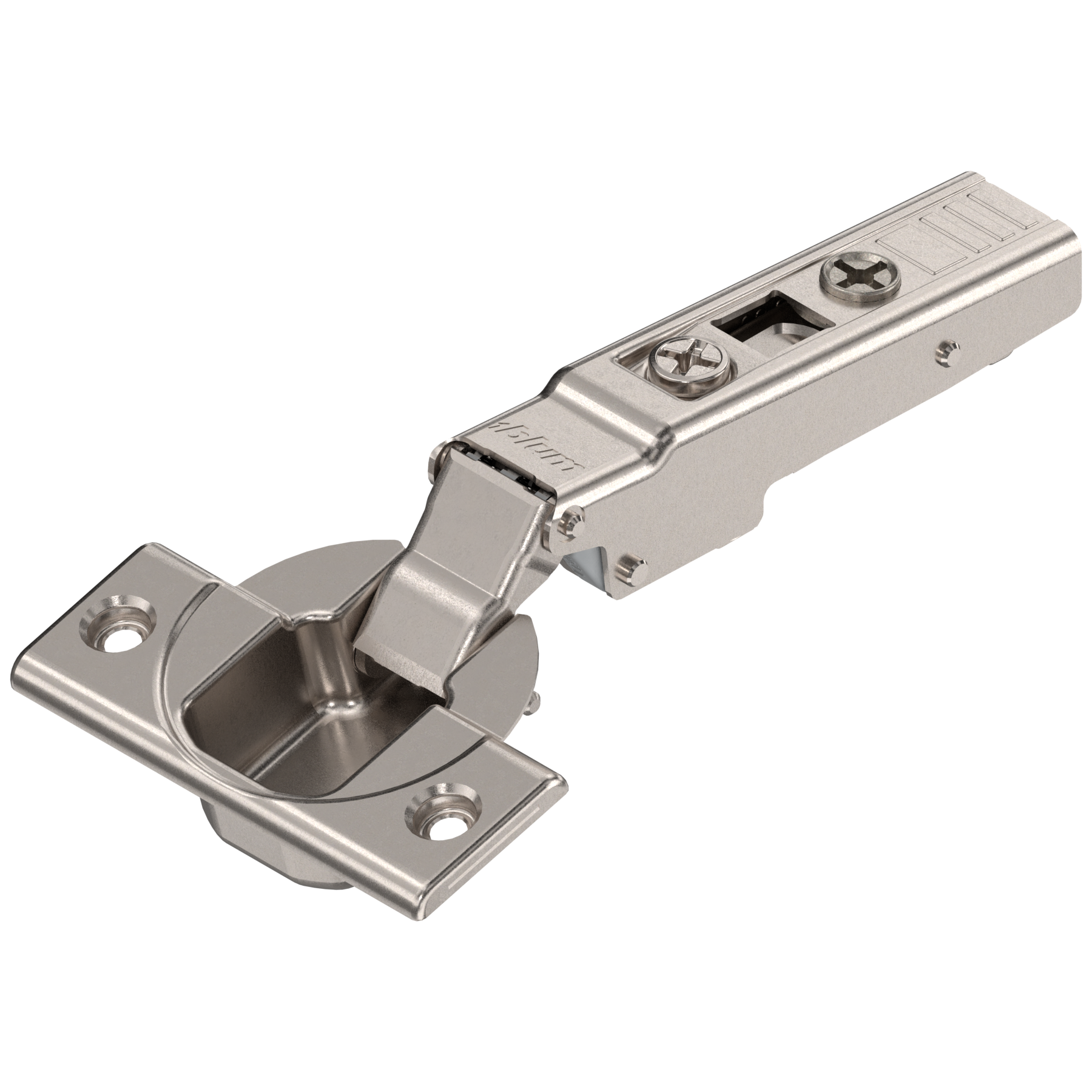 Blum CLIP top 110° + hinges Self-closing Full overlay Nickel