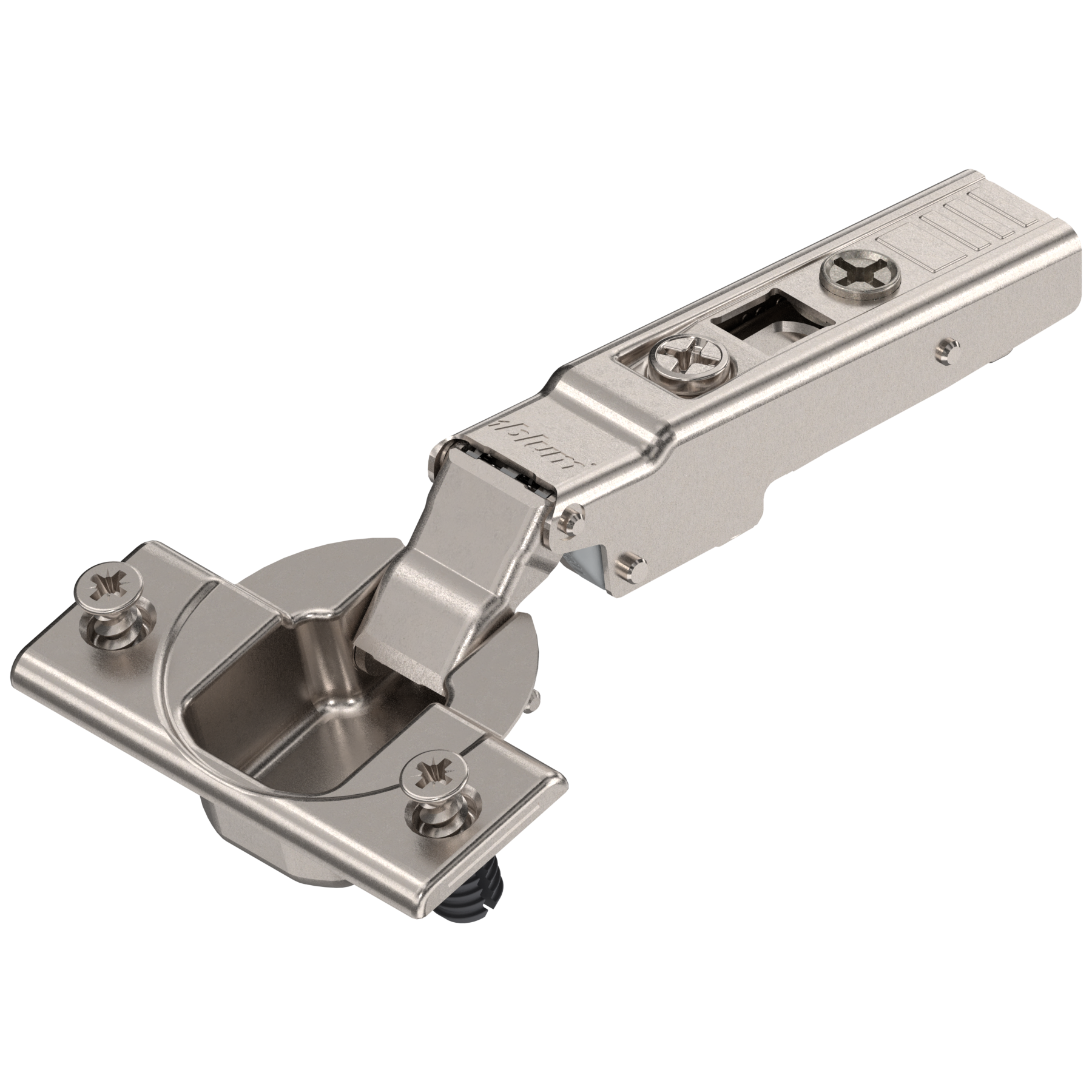 Blum CLIP top 110° + hinges Self-closing Full overlay Nickel
