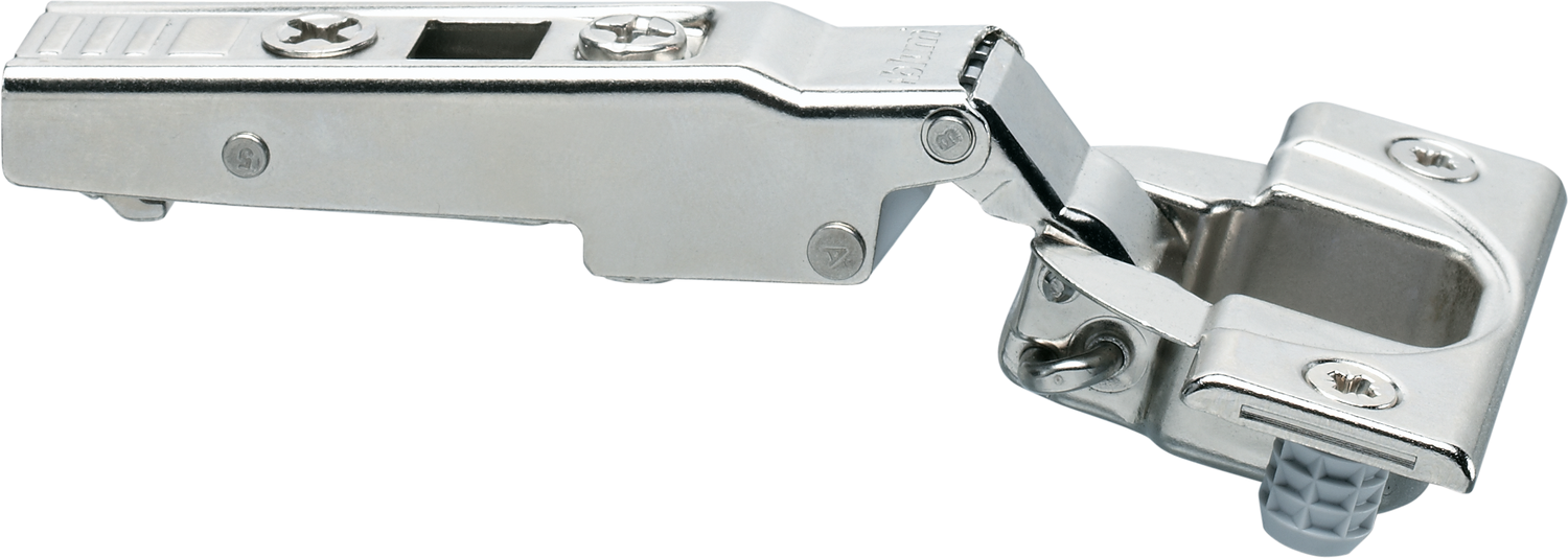 Blum CLIP top 110° + hinges Self-closing Full overlay Nickel