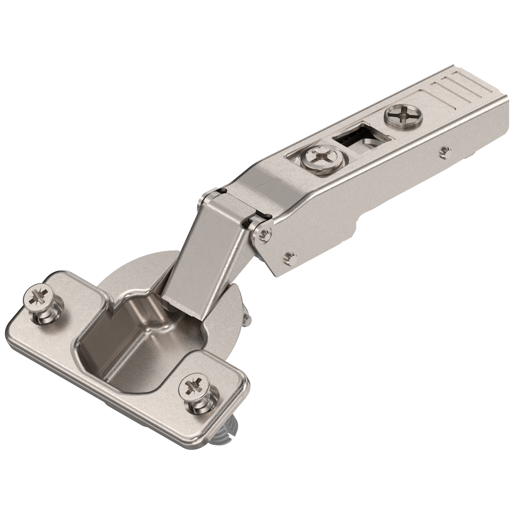 Blum CLIP top 120°+ hinges Self-closing Full overlay Nickel