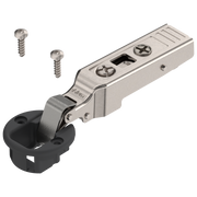 Blum CLIP top hinges - special applications 95° Glass door hinges - self closing Full overlay Black/Nickel