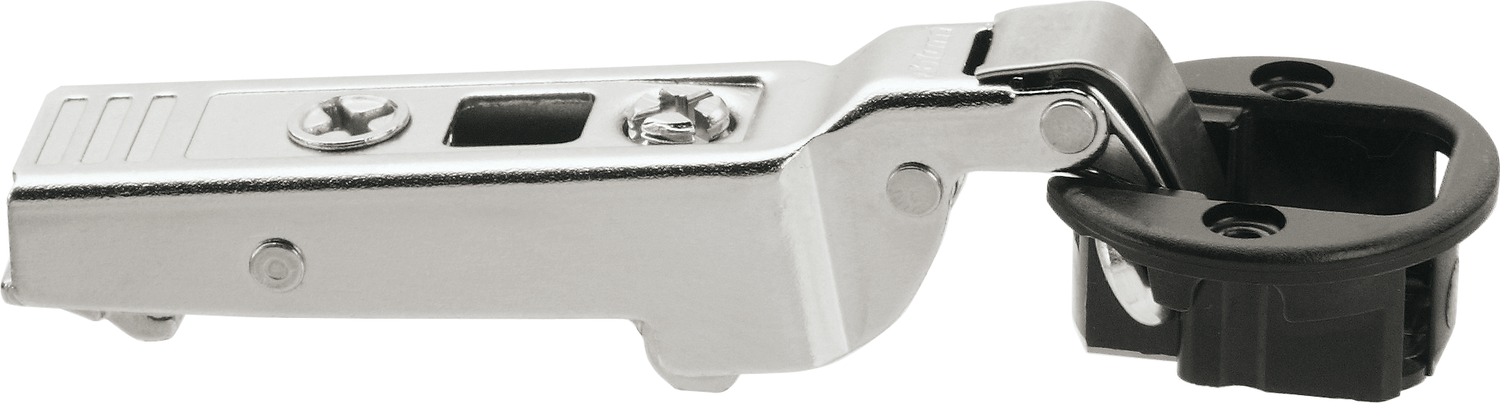 Blum CLIP top hinges - special applications 95° Glass door hinges - self closing Half overlay Black/Nickel