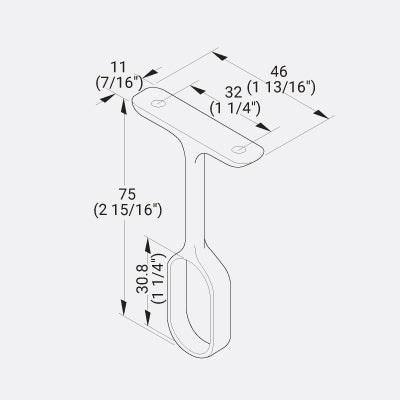 Center Support tube Nickel