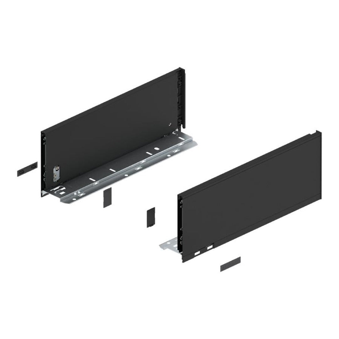 Blum LEGRABOX C-Height Drawer Box Kit Matte Black 125 LB