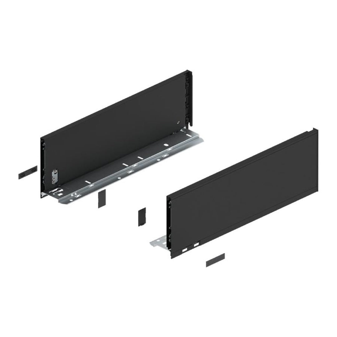 Blum LEGRABOX C-Height Drawer Box Kit Matte Black 125 LB