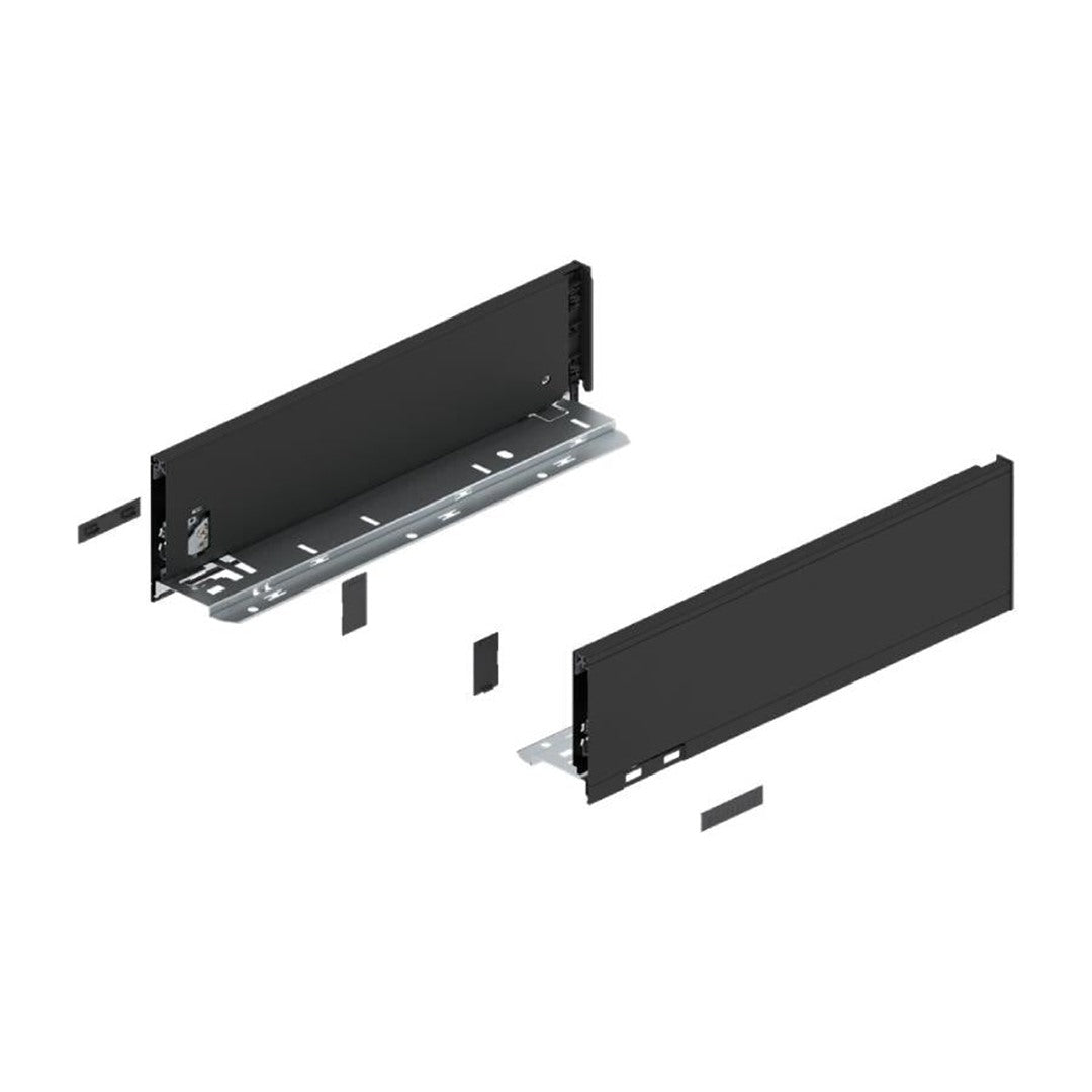 Blum LEGRABOX K-Height Drawer Box Kit Matte Black 125 LB