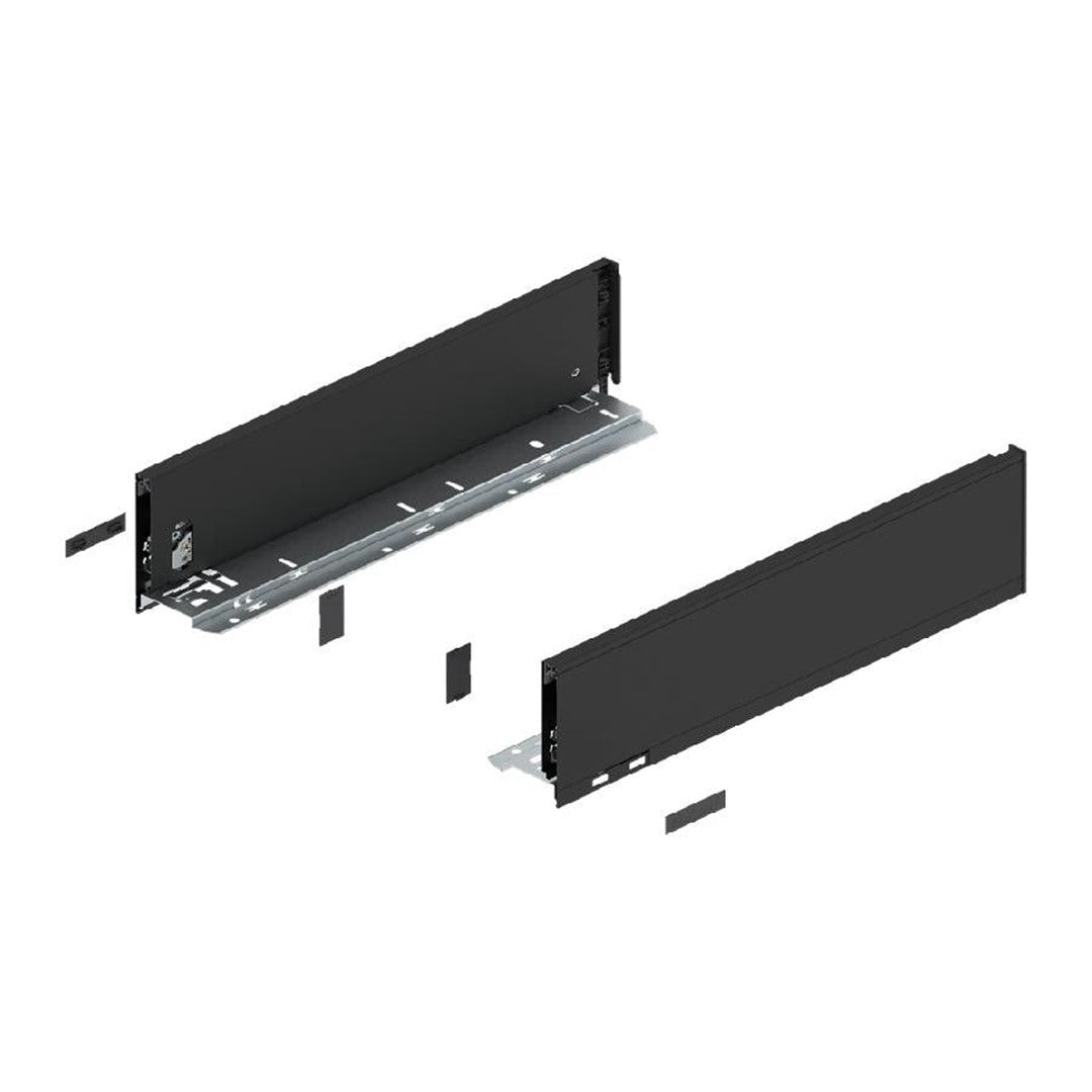 Blum LEGRABOX K-Height Drawer Box Kit Matte Black 125 LB