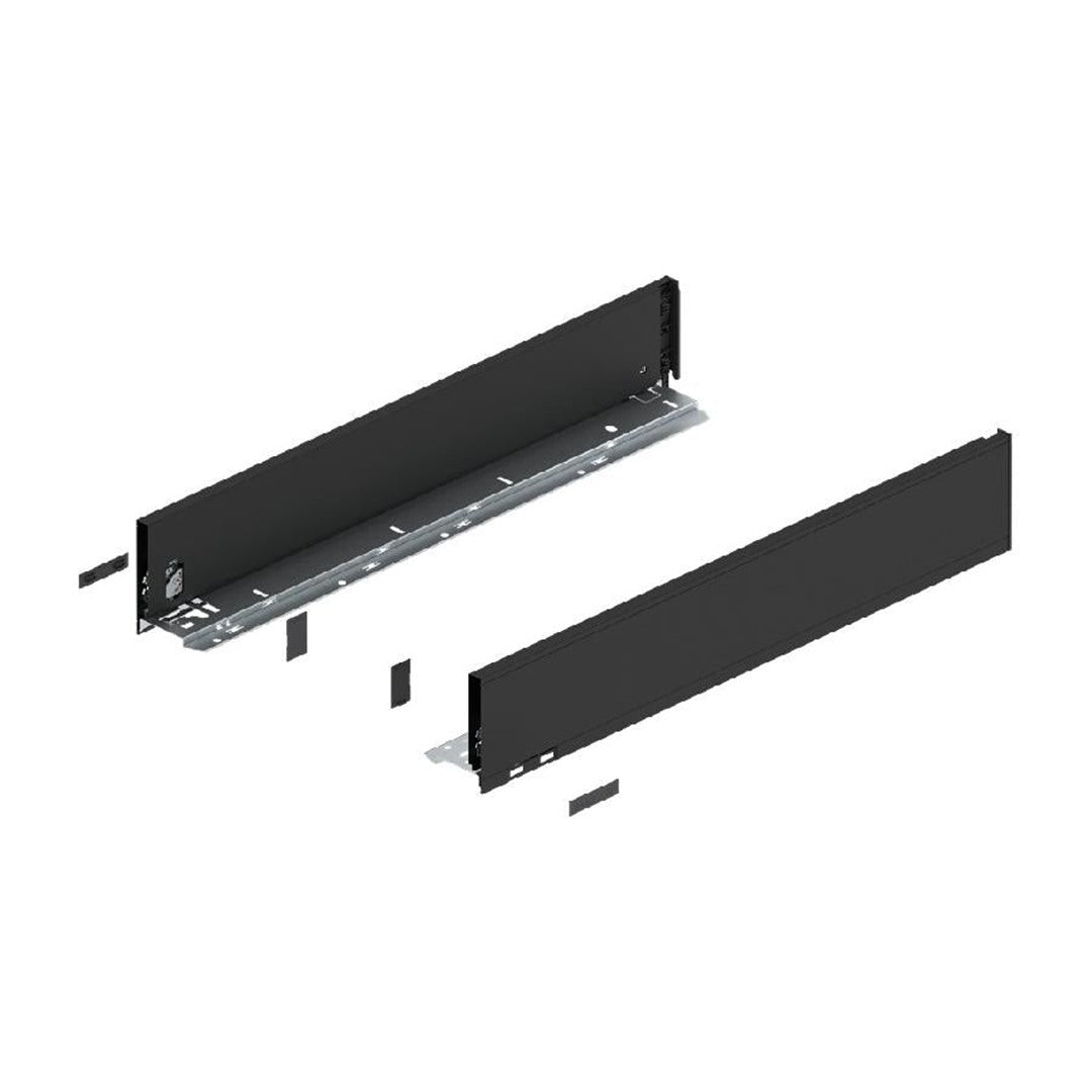 Blum LEGRABOX K-Height Drawer Box Kit Matte Black 125 LB