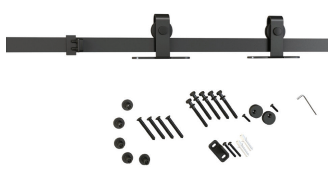 BARNSDOORKIT F/RAIL TPO MNT S/MIN MT BLK