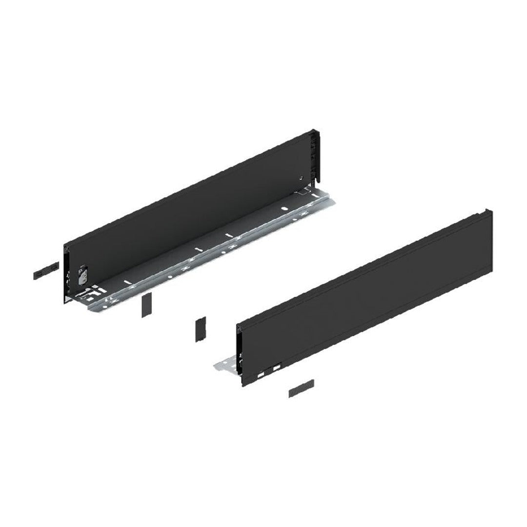 Blum LEGRABOX K-Height Drawer Box Kit Matte Black 170 LB