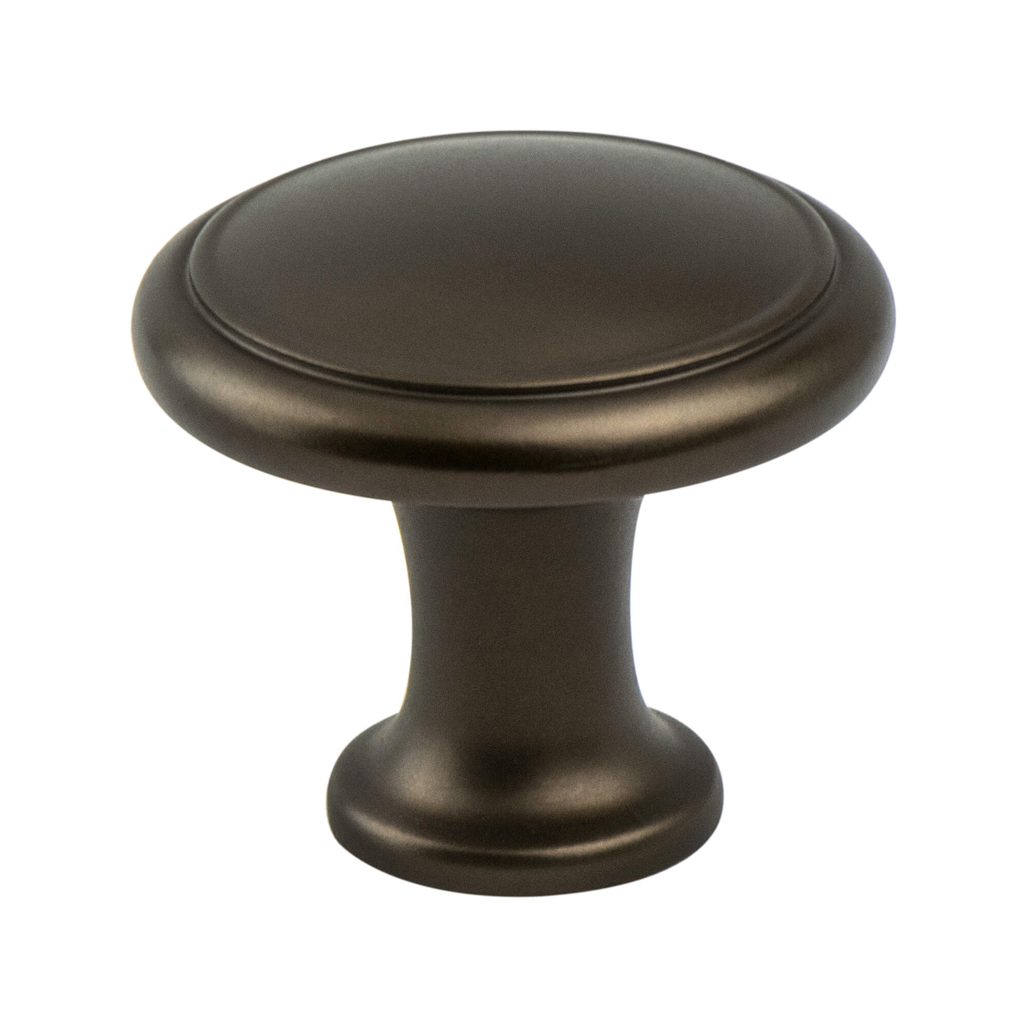 KNOB W/RING 1-1/8" OIL RUBBED BRNZE 25/B