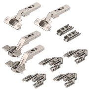 Clip Top Center Hinge Aventos HF 134° (Set), Free Swing, Hinge Cup: Press-In, Nickel-Plated
