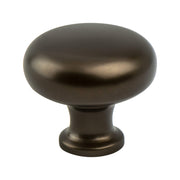 KNOB 1-1/4" OIL RUBBED BRONZE 25/BOX