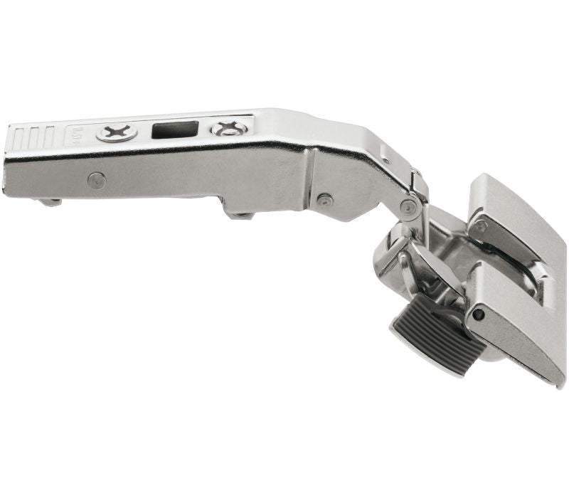 Blum CLIP top angled hinge 45° III, max. overlay, hinge cup: INSERTA