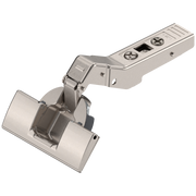 Blum CLIP top angled hinge 45° I, half overlay appl., hinge cup: INSERTA