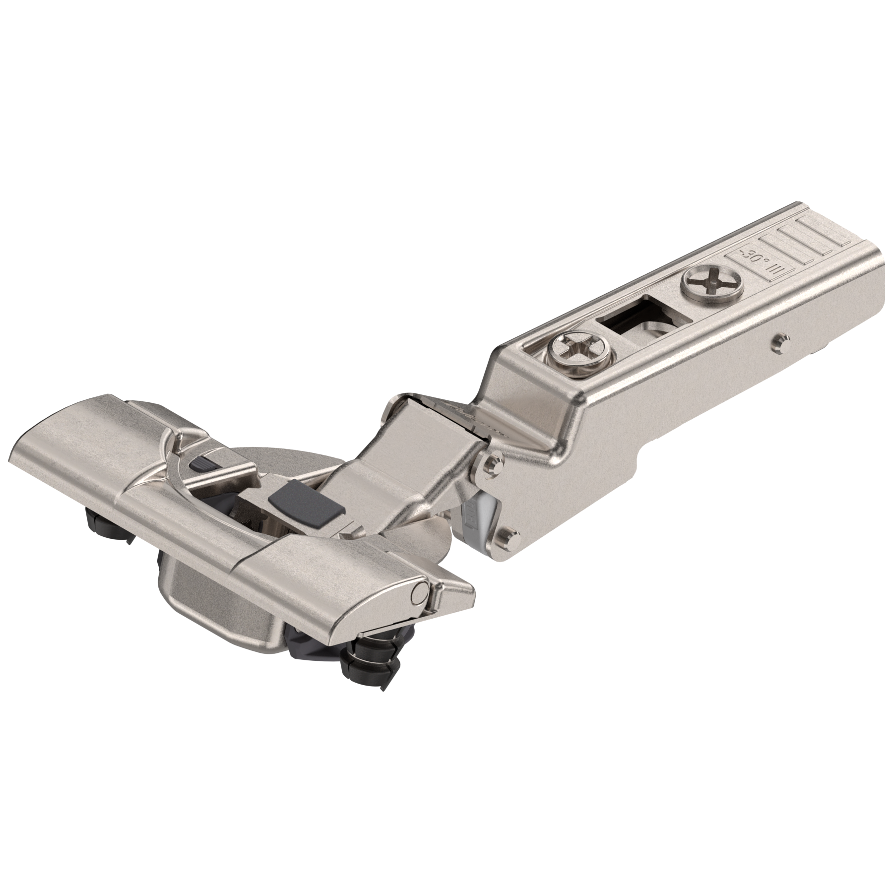 Blum CLIP top BLUMOTION hinges - special applications Angled hinges -30° Nickel