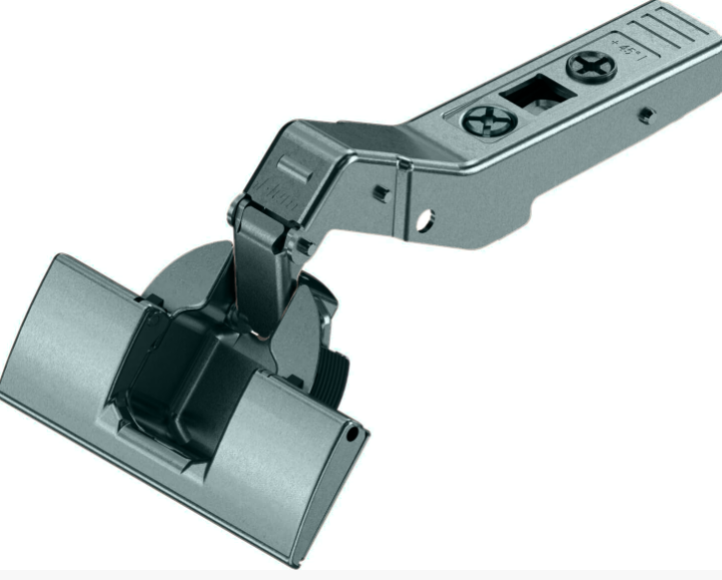 Blum CLIP top hinges - special applications Diagonal 45° hinges (110° opening) Full overlay Nickel