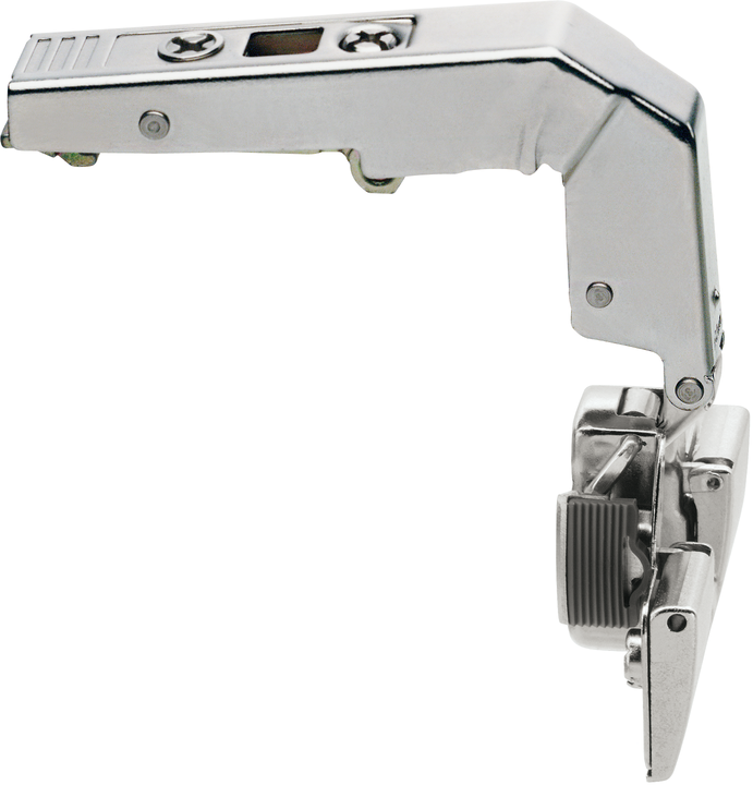 Blum CLIP top hinges - special applications Blind corner hinges (95° opening) Full overlay Nickel