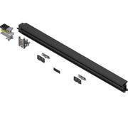 REVEGO DUO, TRACK SET DBL DOOR 1250MM, LEFT, BLACK