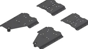 REVEGO DUO, POCKET CONNECTOR SET, W/ TOE KICK 15-17MM, BLACK