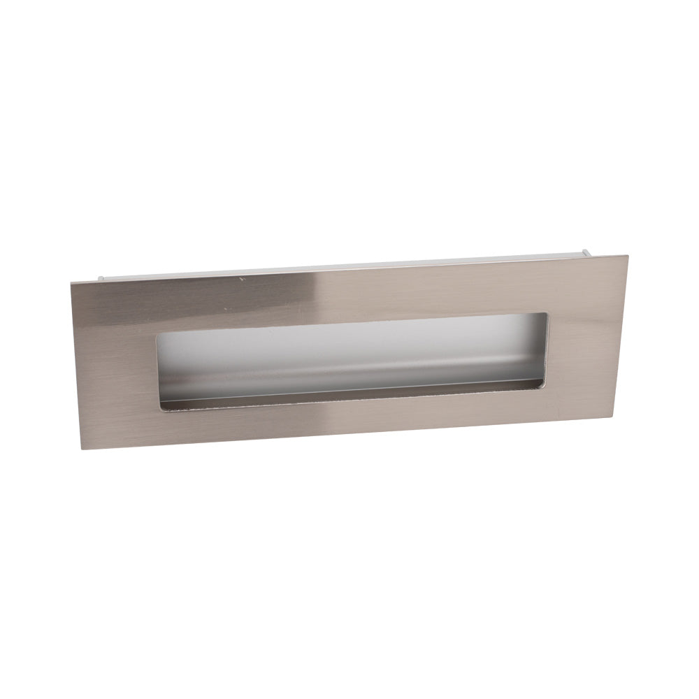 FLUSH HANDLE BRUSHED NICKEL 128MM