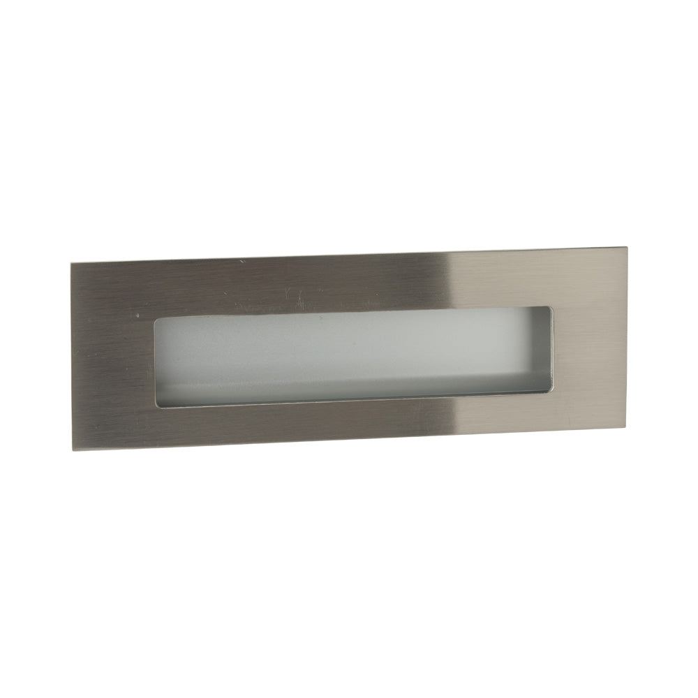 FLUSH HANDLE BRUSHED NICKEL 128MM