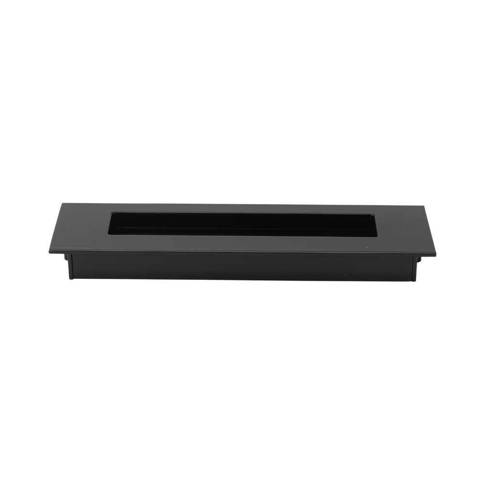 FLUSH HANDLE MATT BLACK 128MM