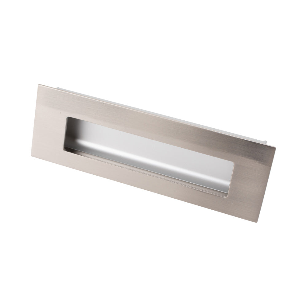 FLUSH HANDLE BRUSHED NICKEL 160MM