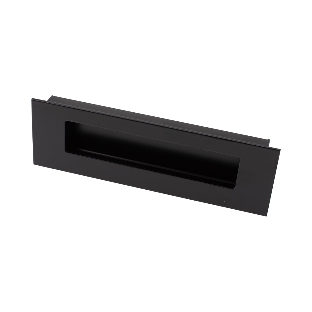 FLUSH HANDLE MATT BLACK 160MM