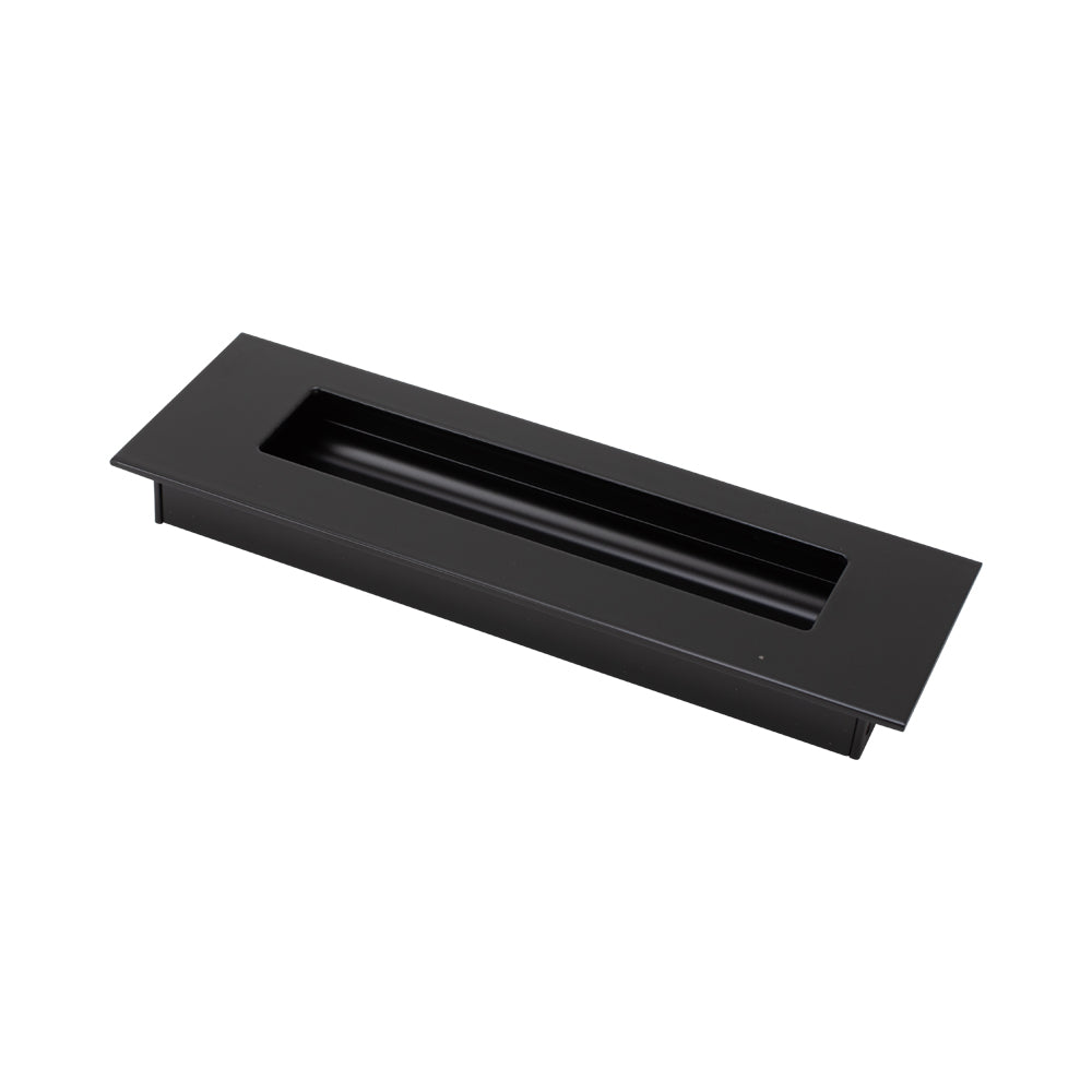 FLUSH HANDLE MATT BLACK 160MM