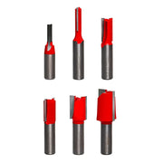 6 Piece Straight Bit Set