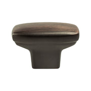 Transitional Advantage One Verona Bronze Rounded Rectangle Knob