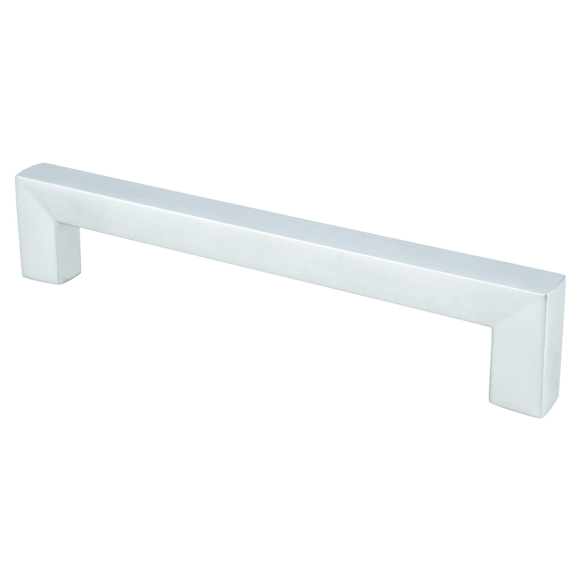 Square 128mm CC Dull Chrome Pull