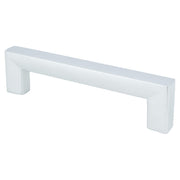 Square 96mm CC Dull Chrome Pull