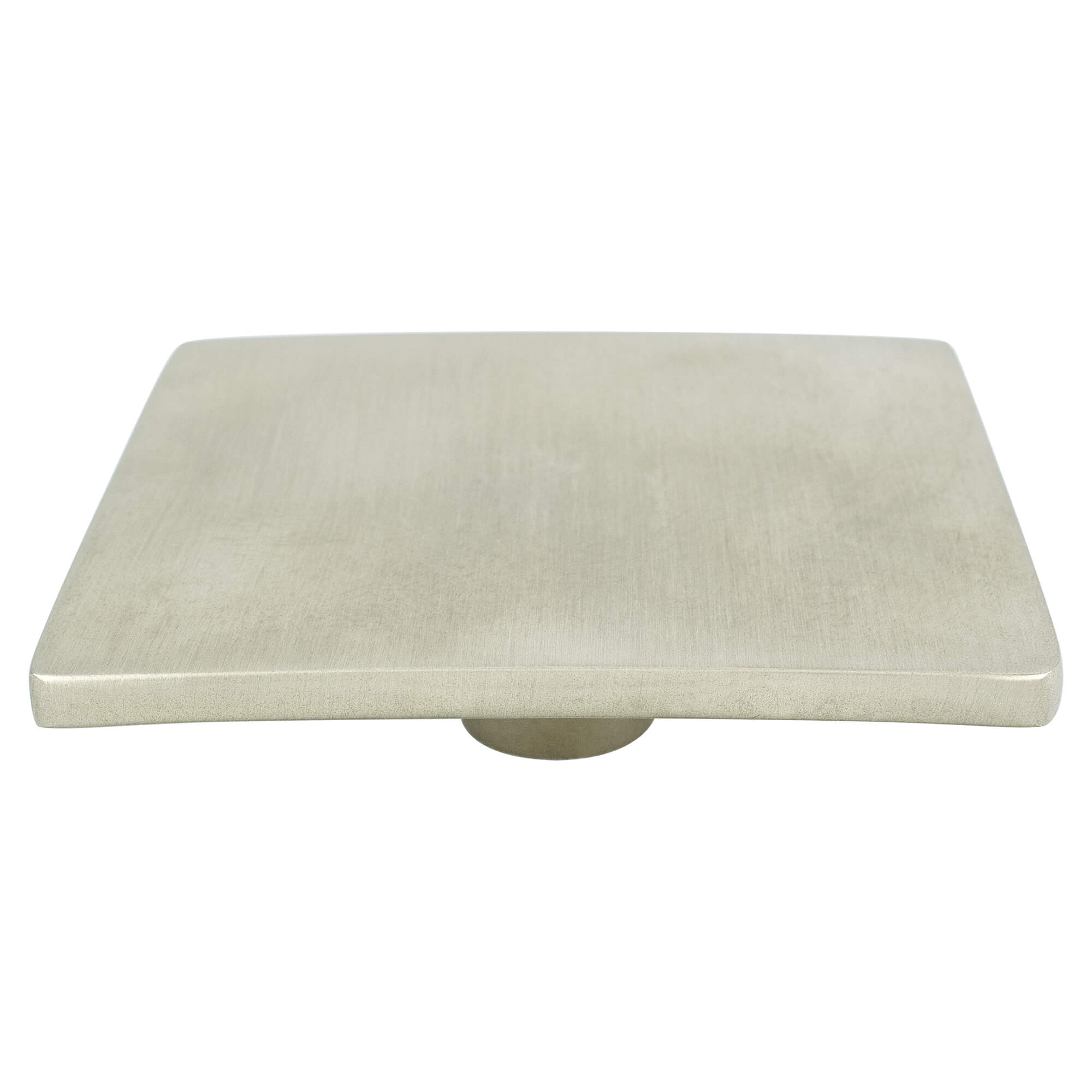 Wave Brushed Nickel Large Knob