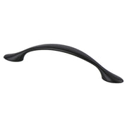 Transitional Advantage Three 96mm CC Matte Black Rounded End Pull
