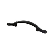 PULL 3"CC MATTE BLACK 25/BOX