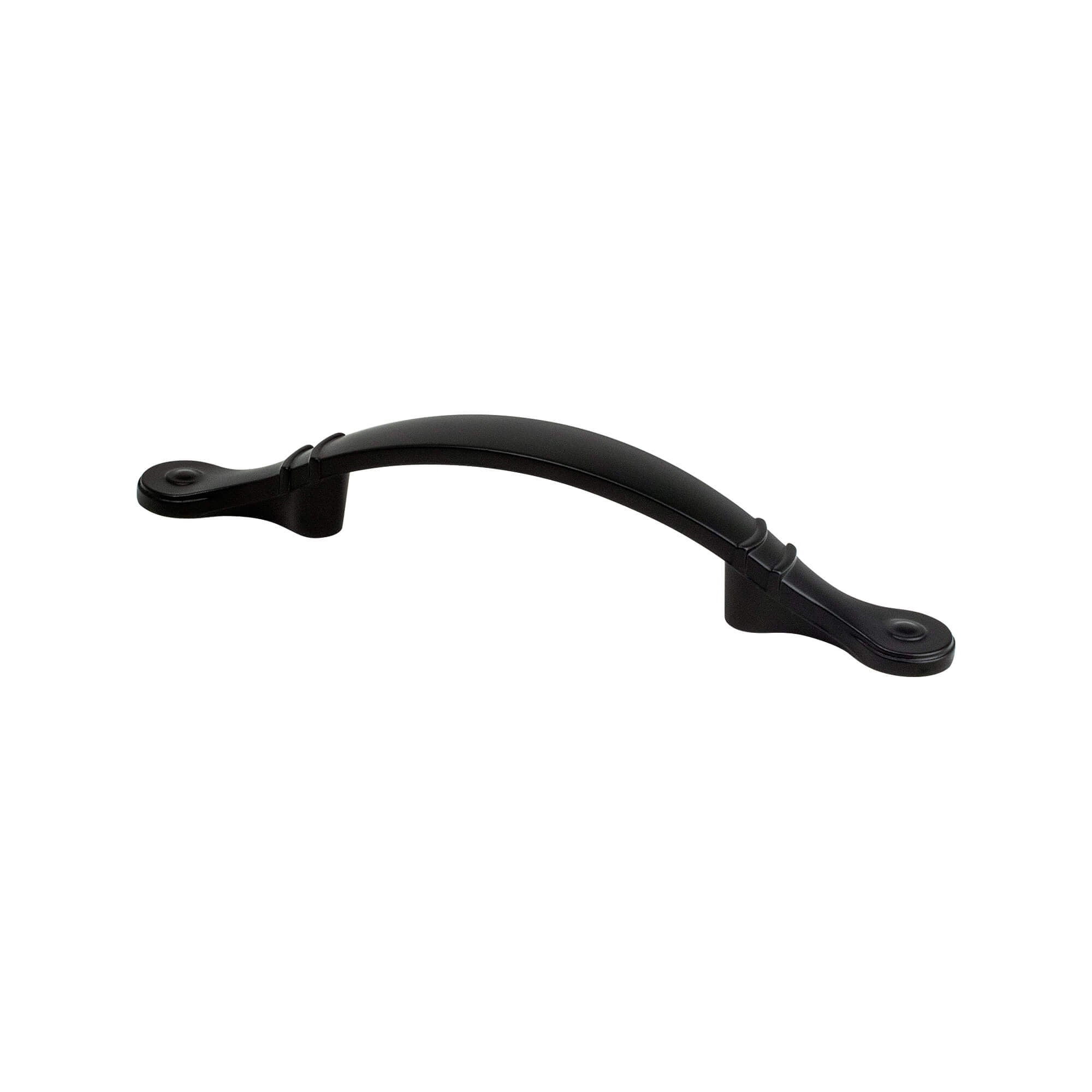 PULL 3"CC MATTE BLACK 25/BOX