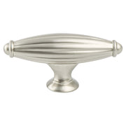 KNOB 2-3/8"X 1-13/16" BRUSHED NICKEL 25/