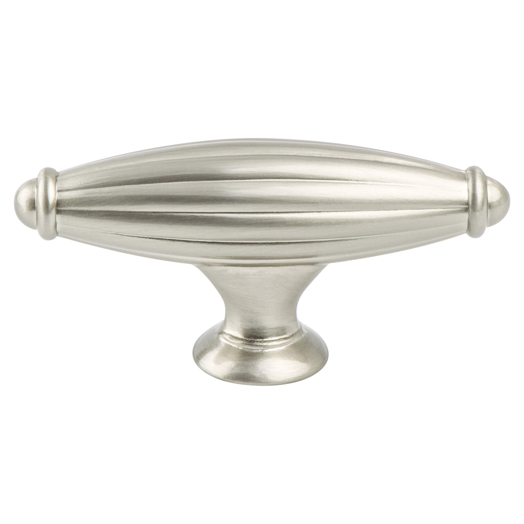 KNOB 2-3/8"X 1-13/16" BRUSHED NICKEL 25/