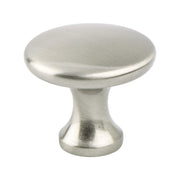 Contemporary Advantage Five Brushed Nickel Narrow Round Knob