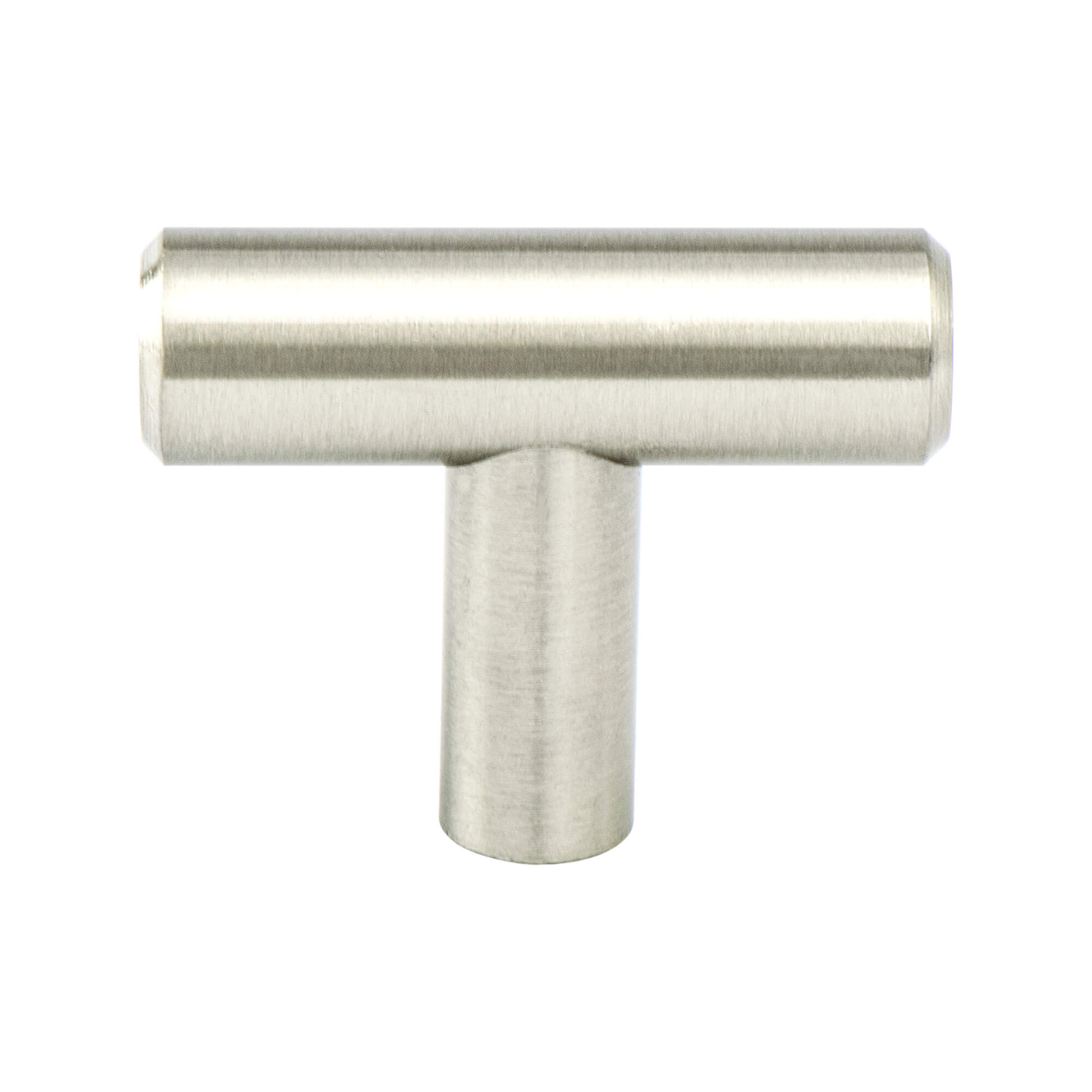 KNOB 2" T BAR BRUSHED NICKEL